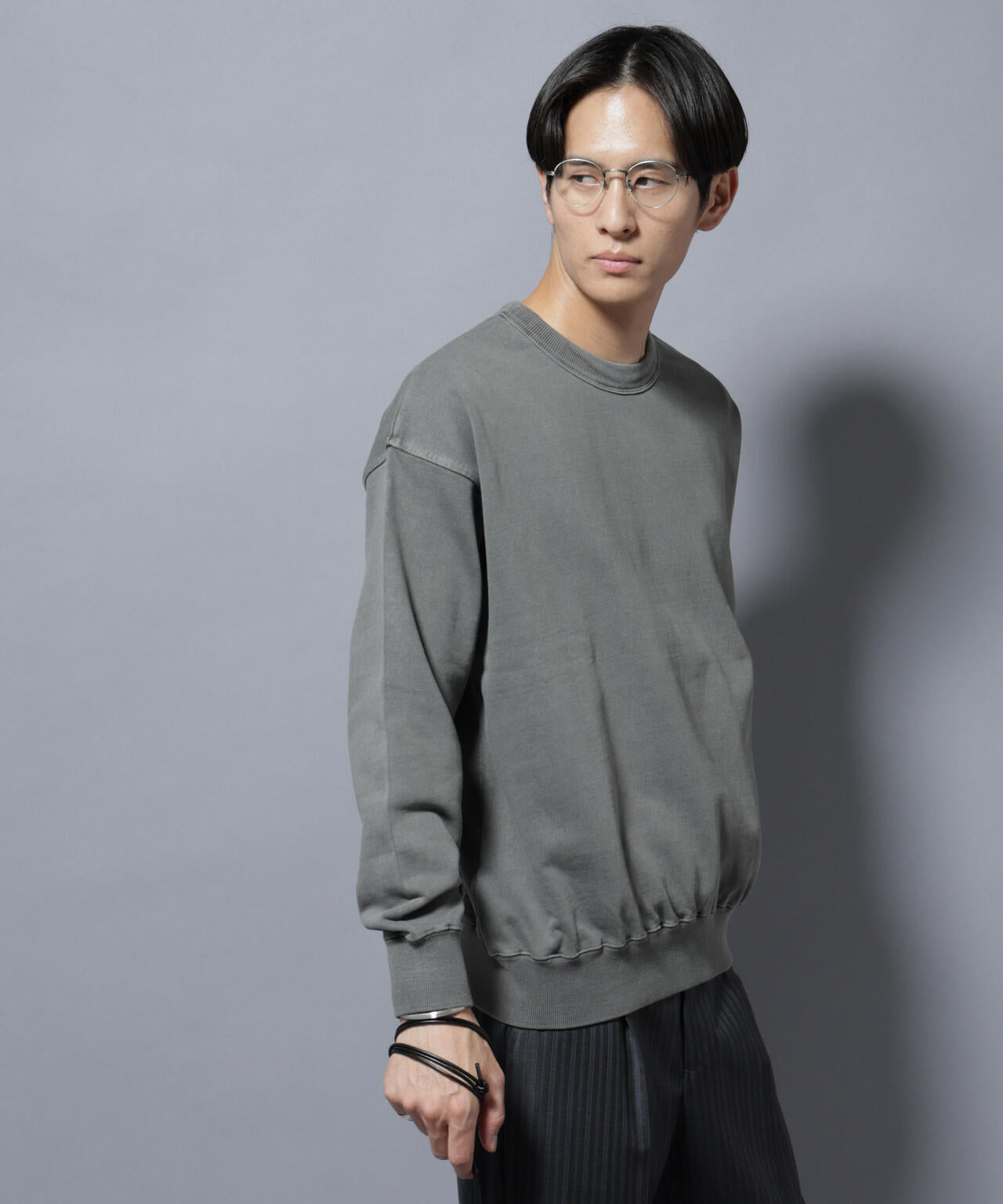 ヴィンテージライク クルーネックスウェット