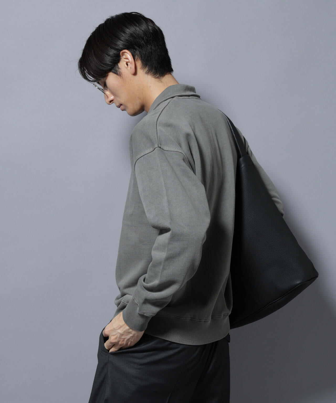 ヴィンテージライク ハーフZIPスウェット 6685223228