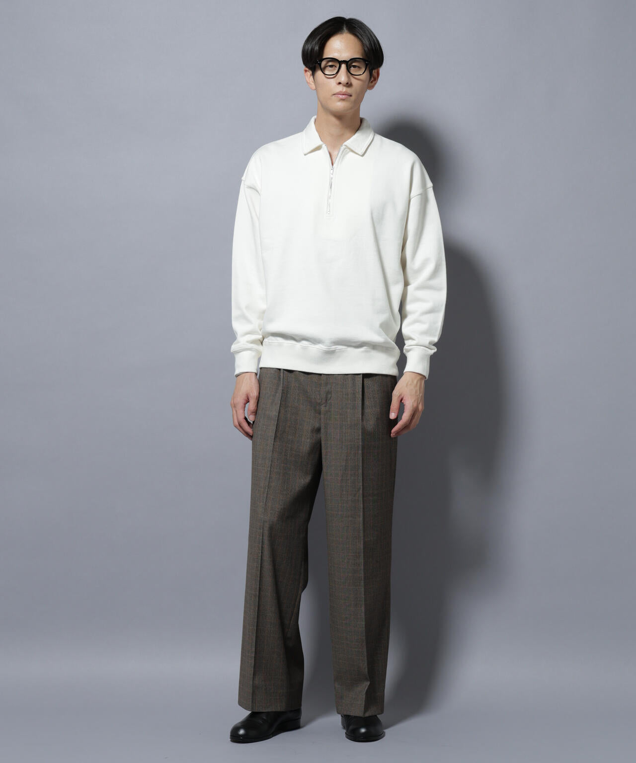 ヴィンテージライク ハーフZIPスウェット 6685223228