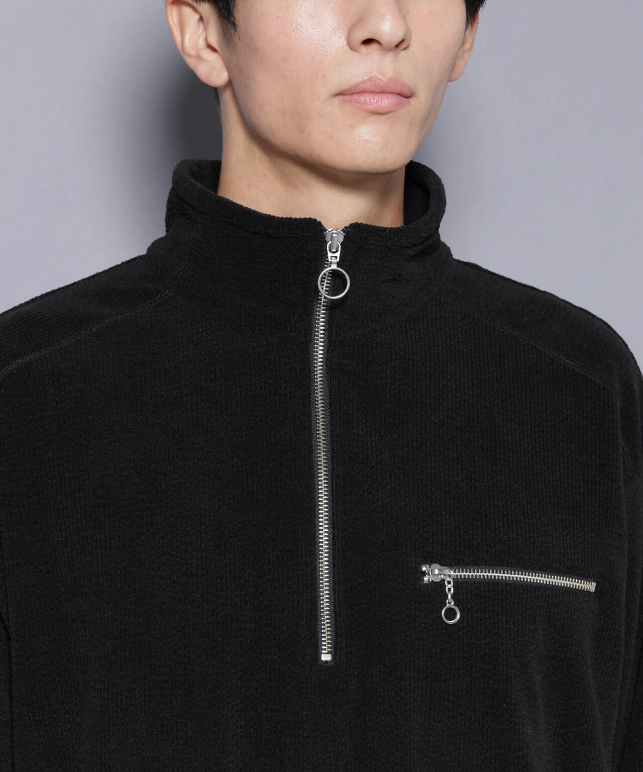 モールJQDコーデュロイハーフジッププルオーバー 6685223230