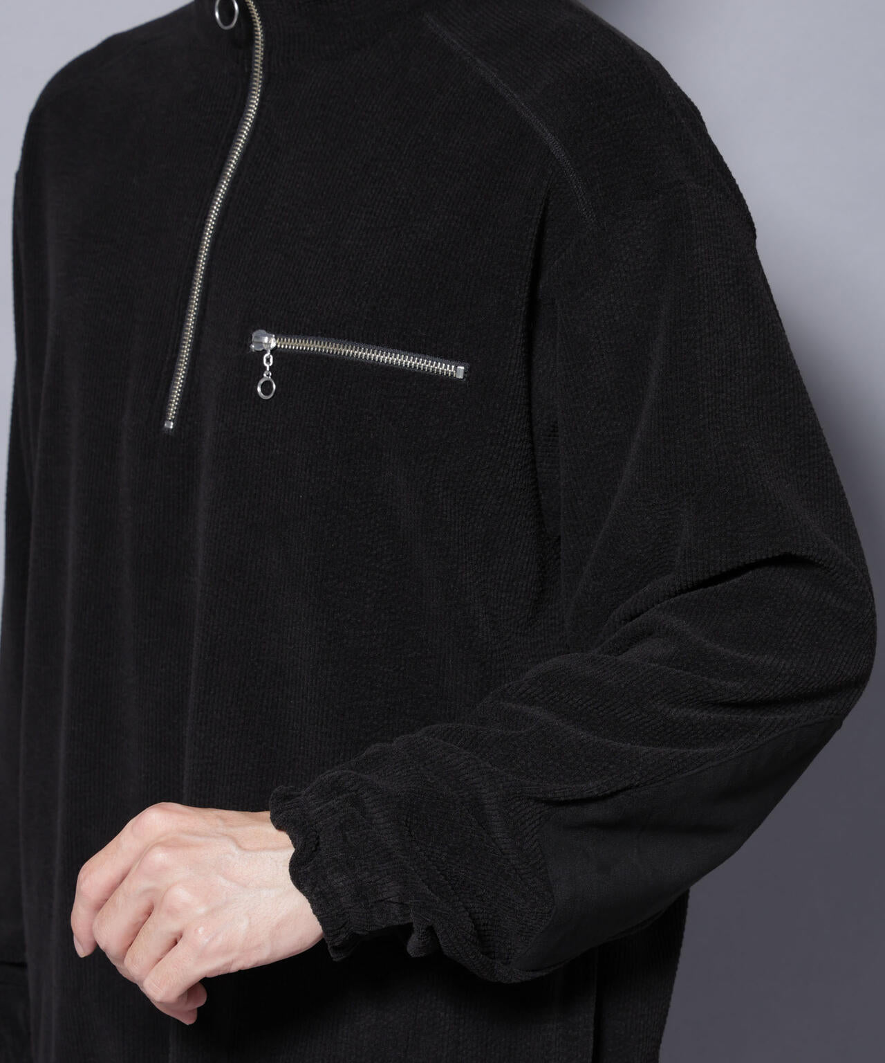 モールJQDコーデュロイハーフジッププルオーバー 6685223230