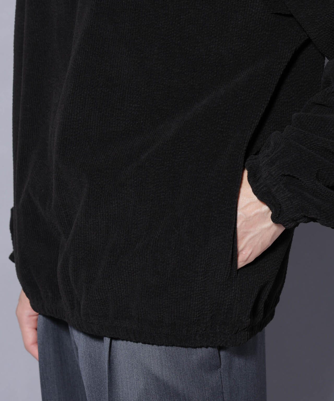 モールJQDコーデュロイハーフジッププルオーバー 6685223230