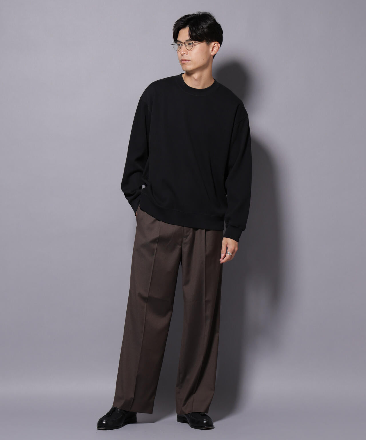 コットンガーメントダイサーマルクルーネックプルオーバー 6685223240