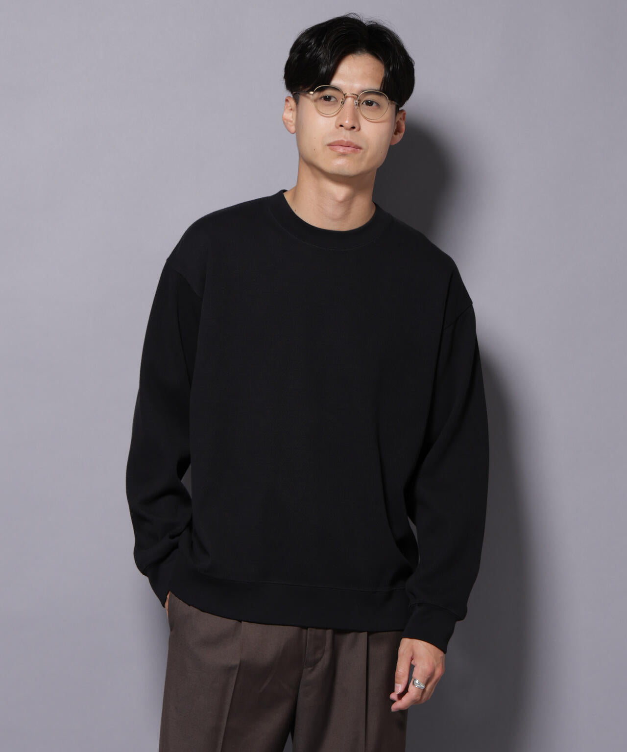 コットンガーメントダイサーマルクルーネックプルオーバー 6685223240