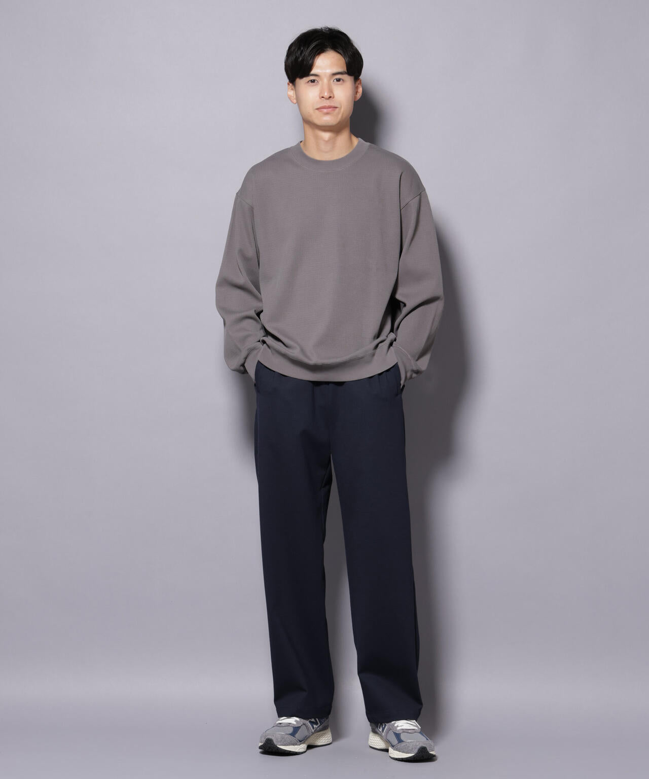 コットンガーメントダイサーマルクルーネックプルオーバー 6685223240