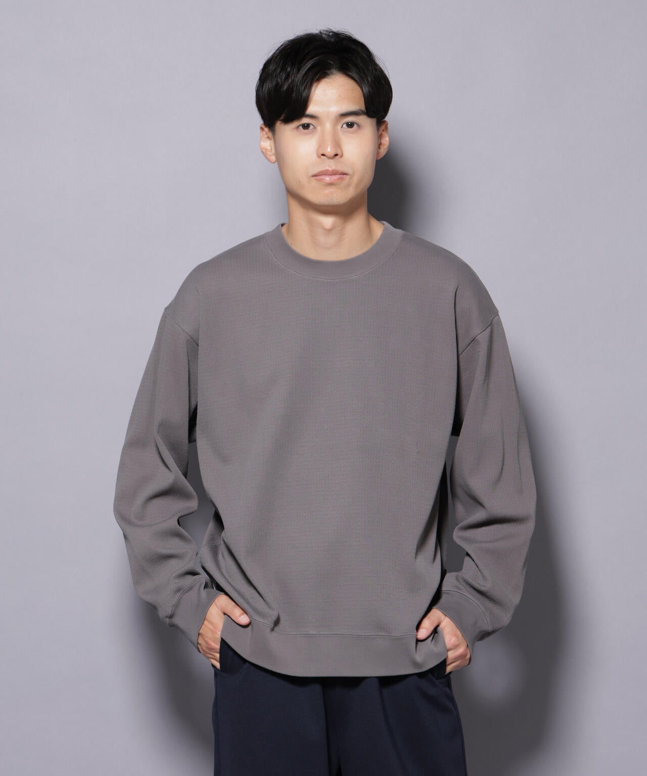 コットンガーメントダイサーマルクルーネックプルオーバー 6685223240