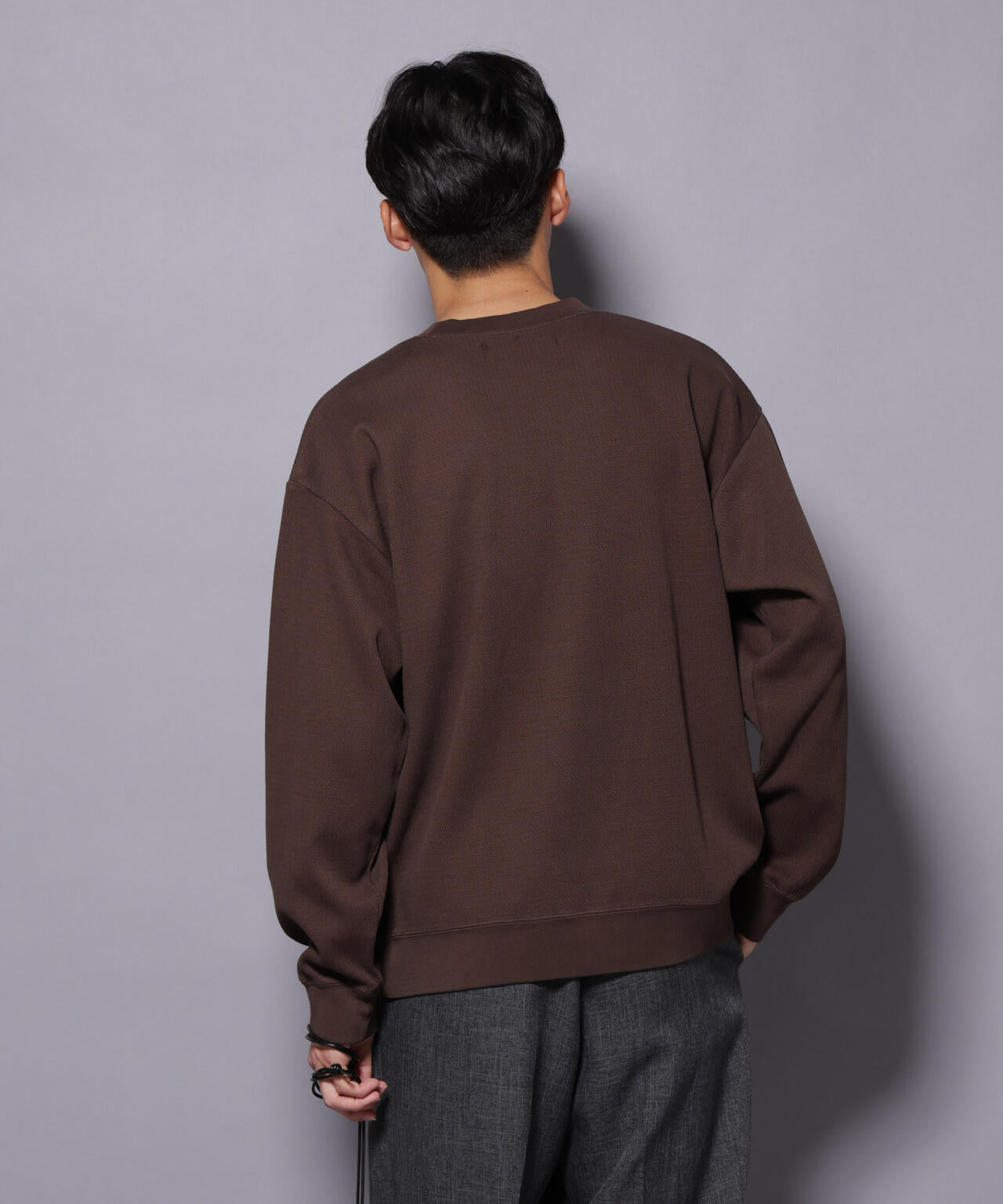 コットンガーメントダイサーマルクルーネックプルオーバー 6685223240