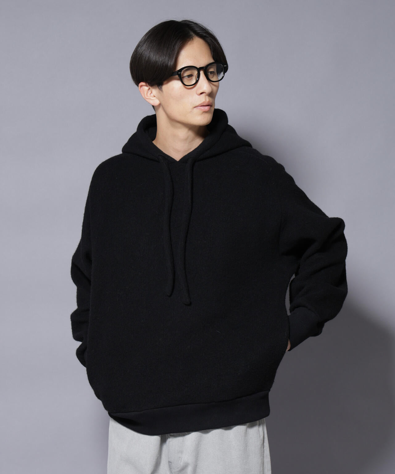 MIYATA×NANO JAPANMADE ウール/コットン パーカー 6685223242