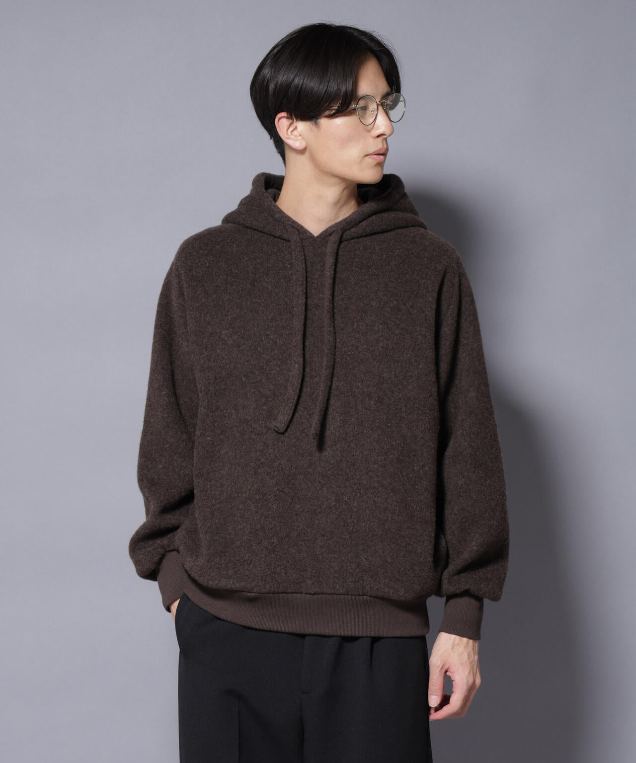 MIYATA×NANO JAPANMADE ウール/コットン パーカー