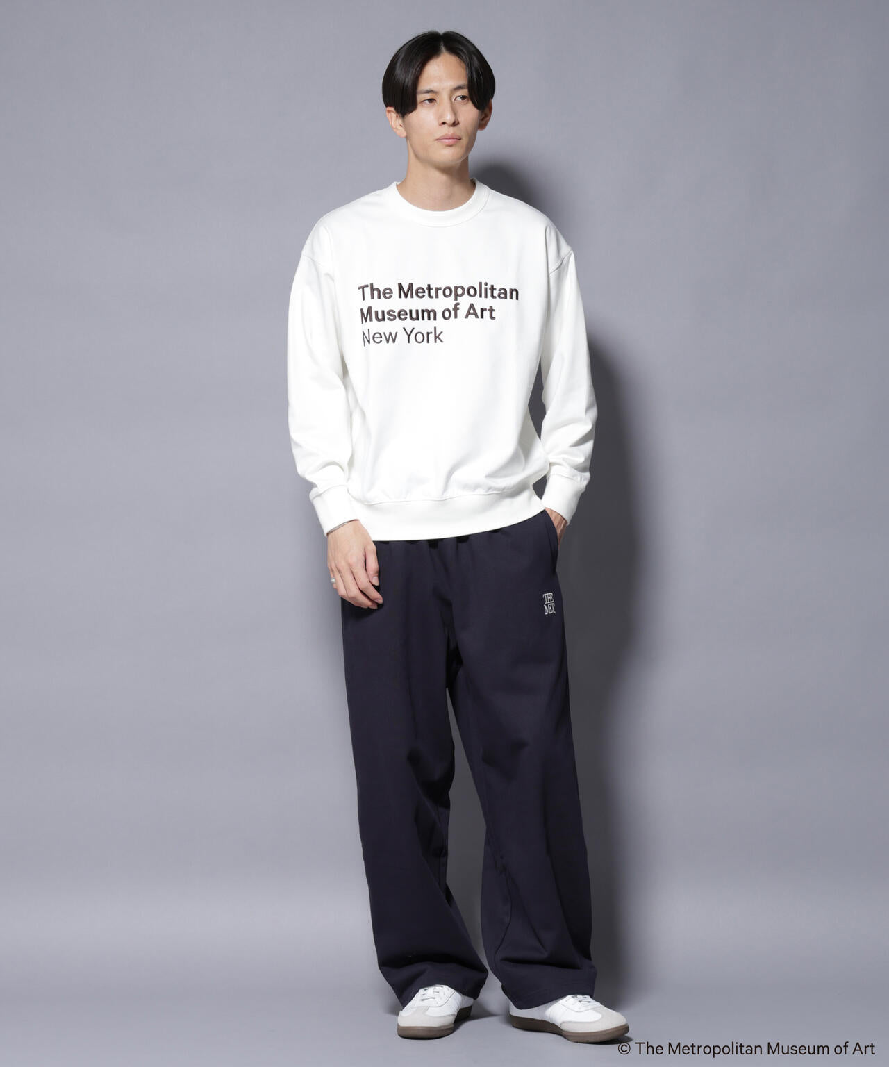「The Met」 リーガルネーム刺繍 スウェット 6685223244