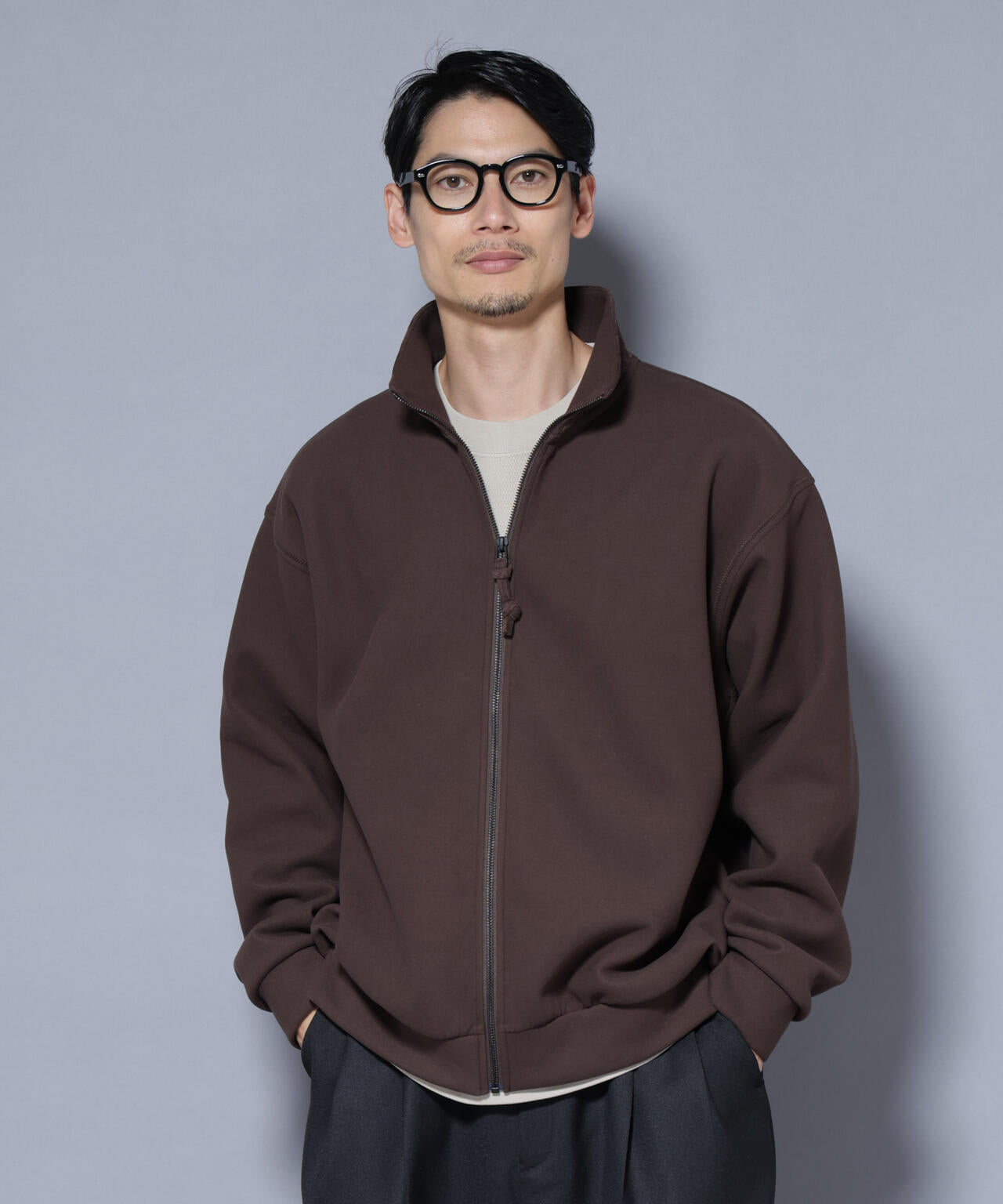 ナノユニバース（NANO universe）/スーパーストレッチブラッシュドポンチブルゾン スーパーストレッチブラッシュドポンチブルゾン