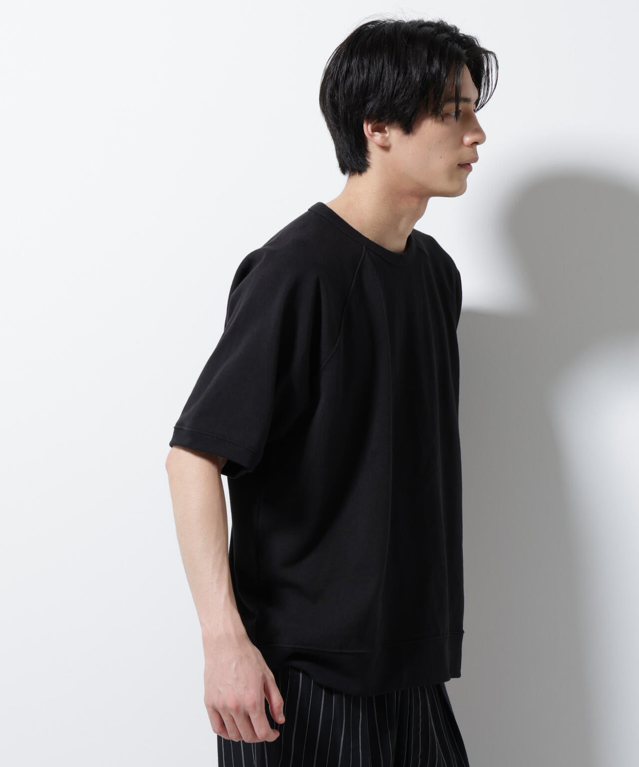 ヘビーウェイトコットンラグランスリーブTシャツ 6685224201