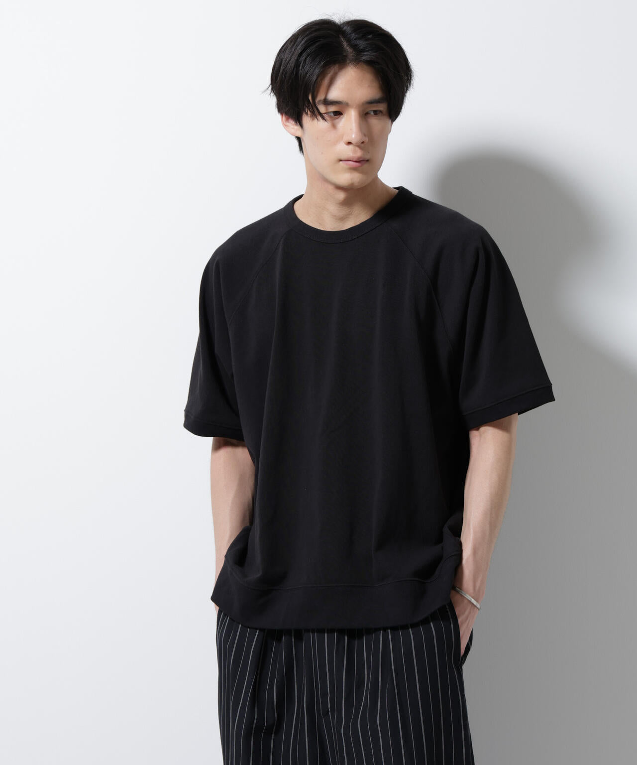 ヘビーウェイトコットンラグランスリーブTシャツ 6685224201