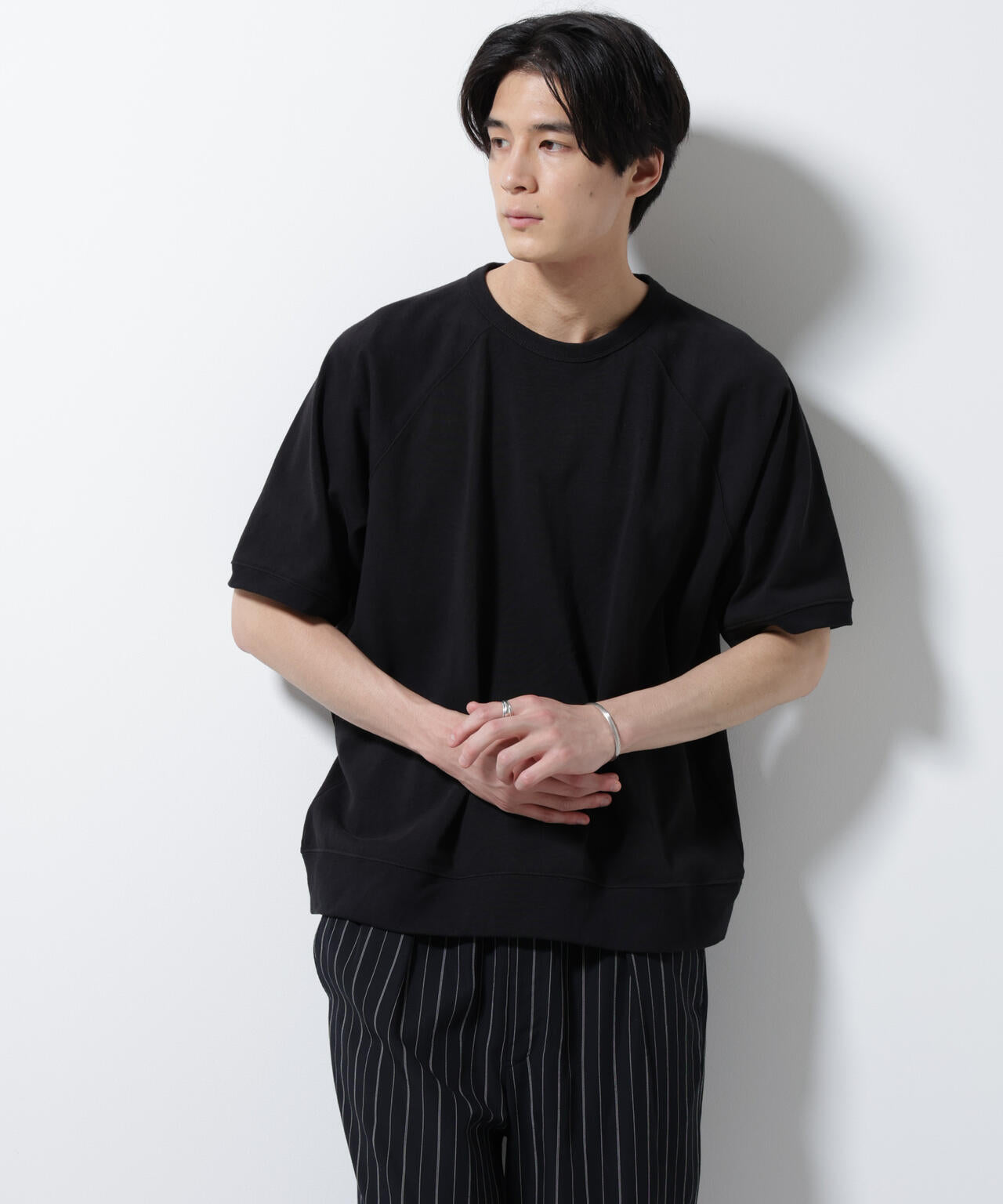 ヘビーウェイトコットンラグランスリーブTシャツ 6685224201