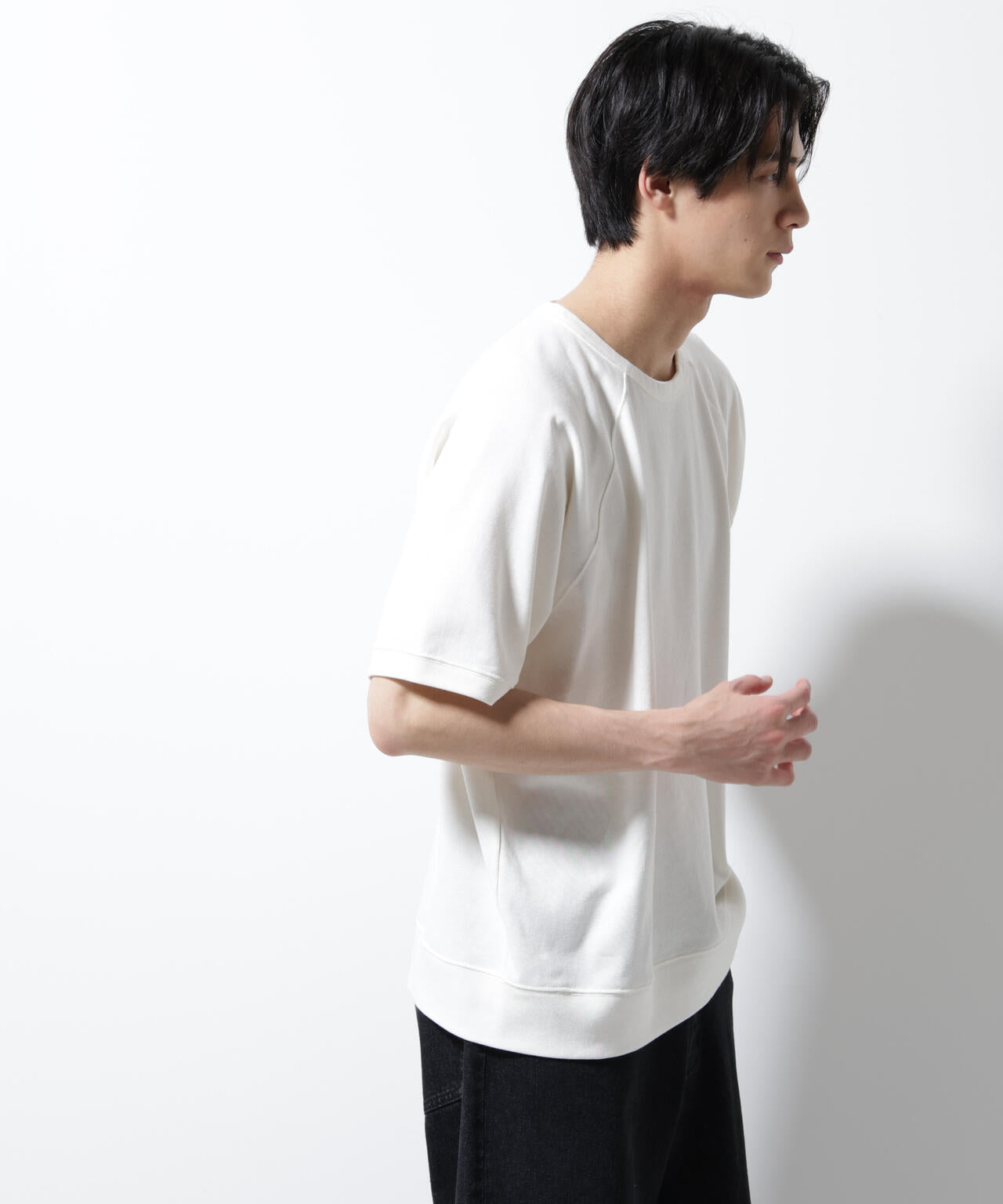 ヘビーウェイトコットンラグランスリーブTシャツ 6685224201