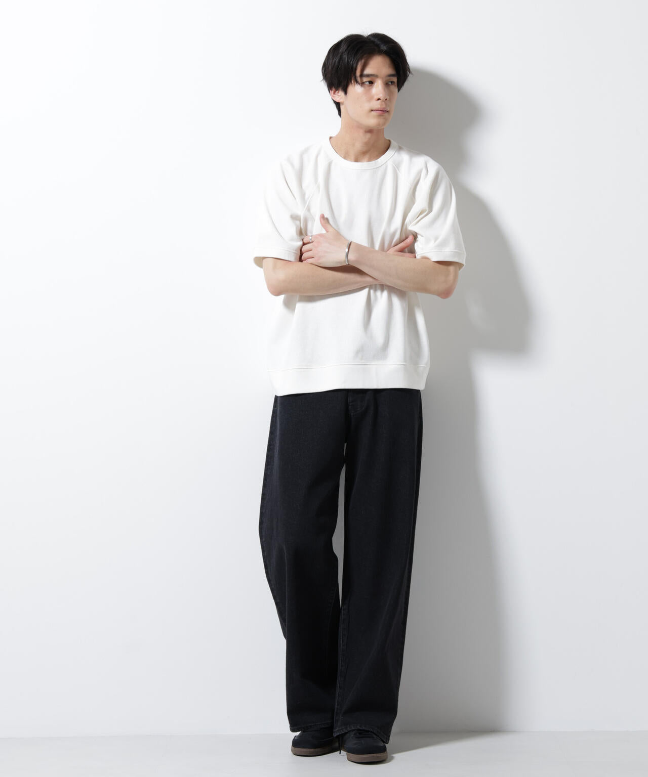 ヘビーウェイトコットンラグランスリーブTシャツ 6685224201