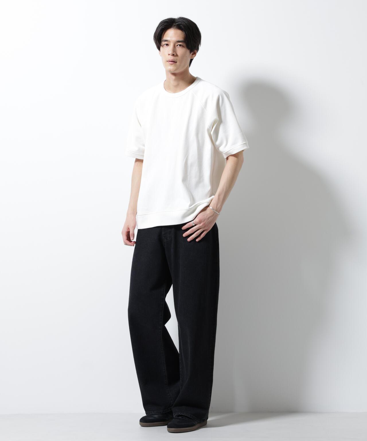 ヘビーウェイトコットンラグランスリーブTシャツ 6685224201