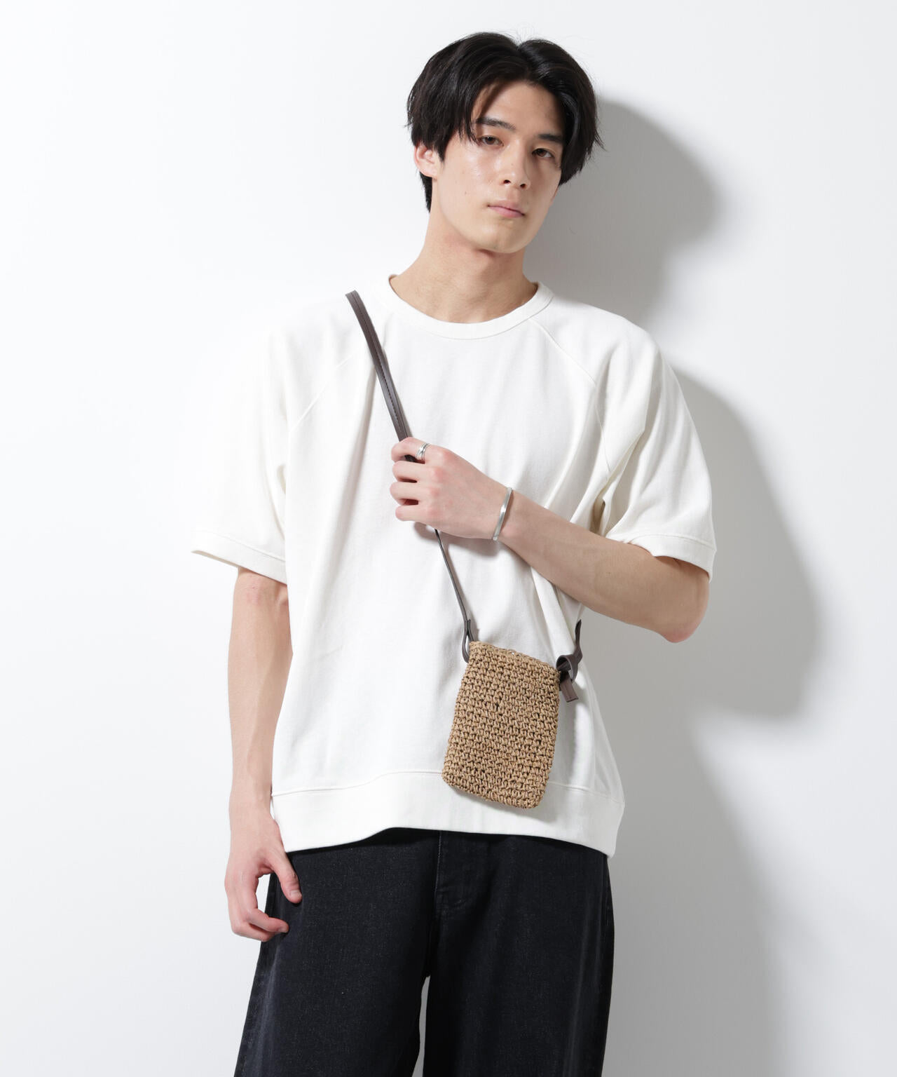 ヘビーウェイトコットンラグランスリーブTシャツ 6685224201