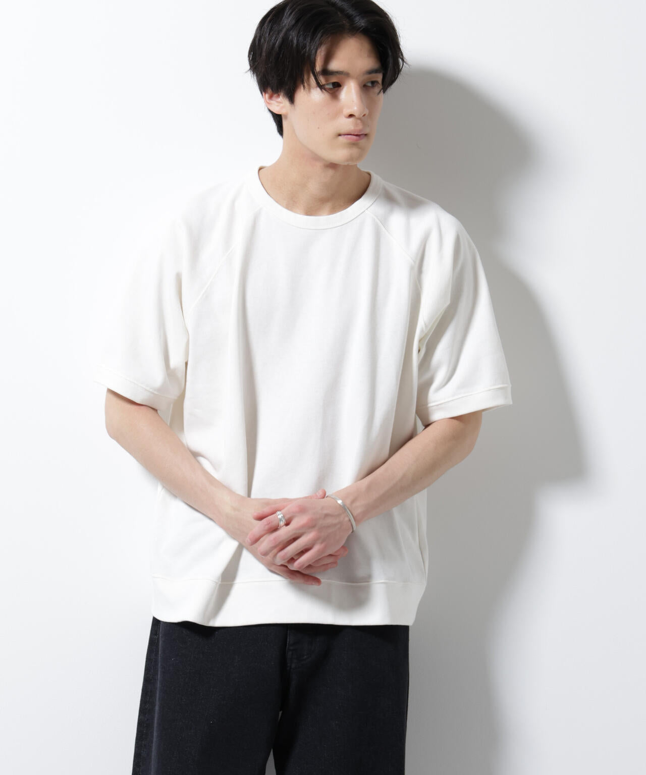 ヘビーウェイトコットンラグランスリーブTシャツ 6685224201