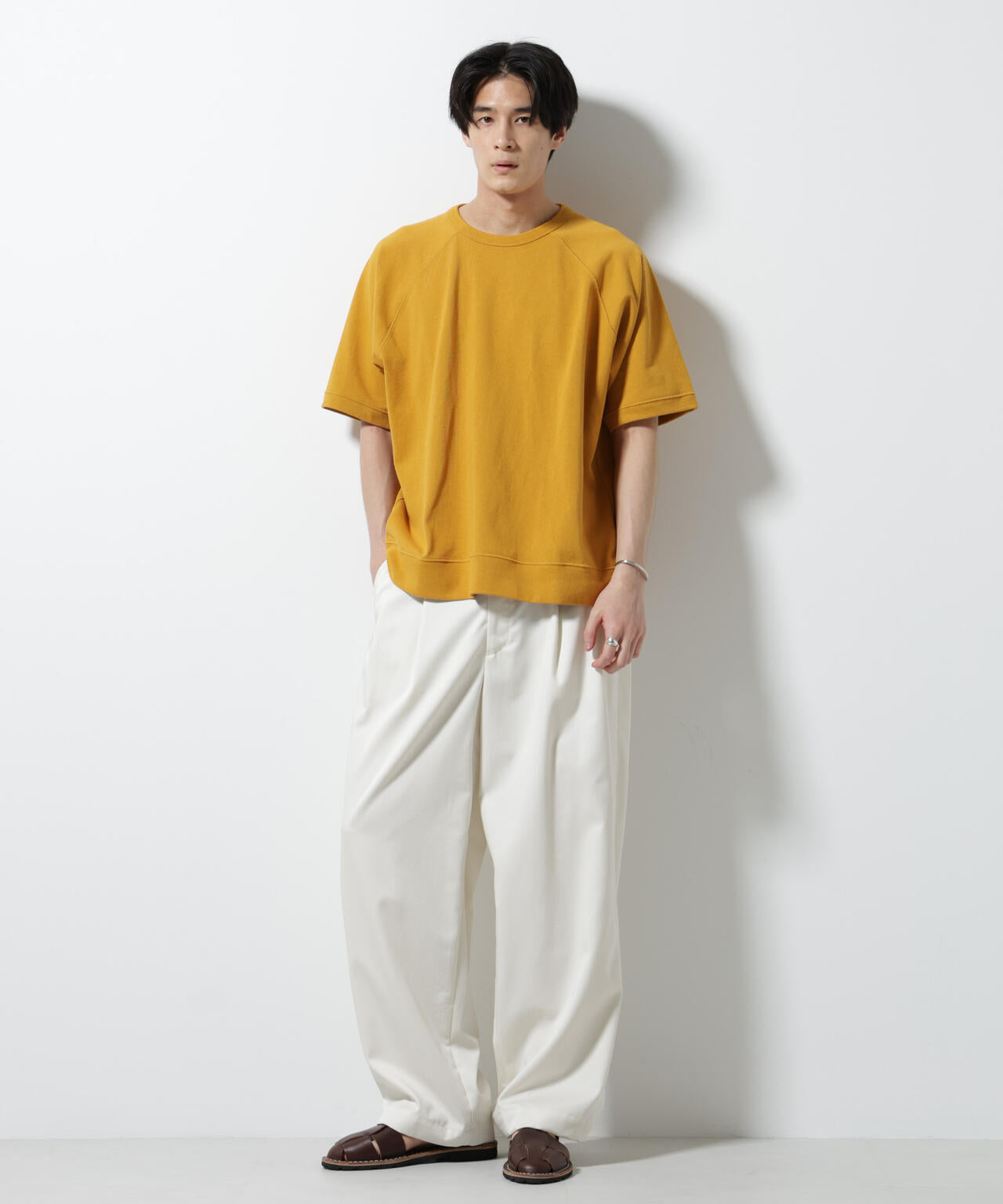 ヘビーウェイトコットンラグランスリーブTシャツ 6685224201