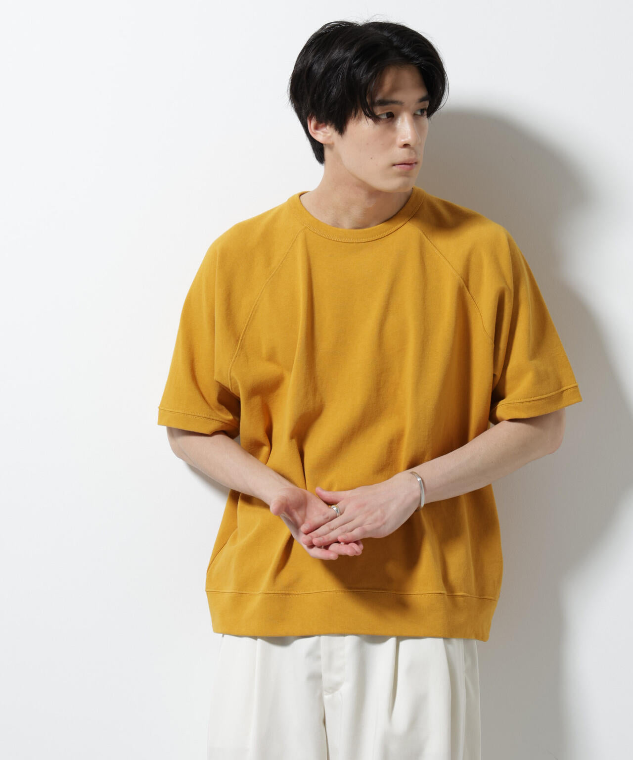 ヘビーウェイトコットンラグランスリーブTシャツ 6685224201