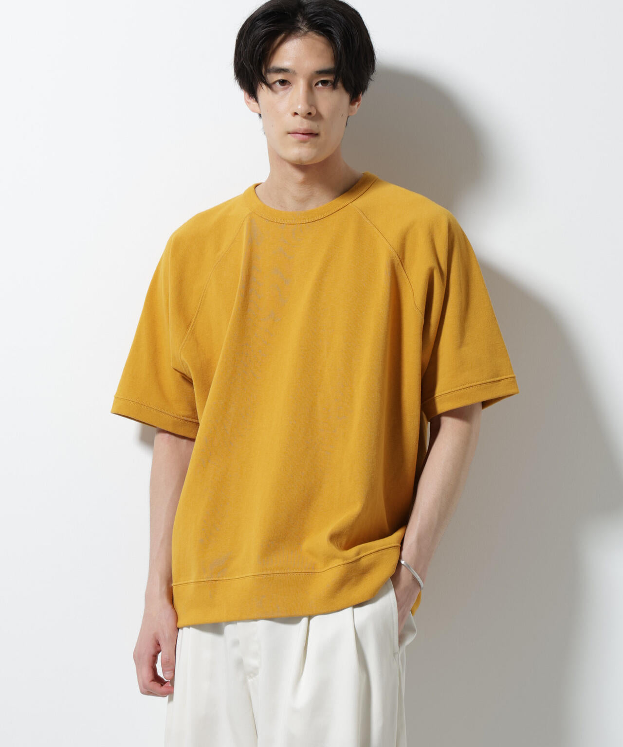 ヘビーウェイトコットンラグランスリーブTシャツ 6685224201