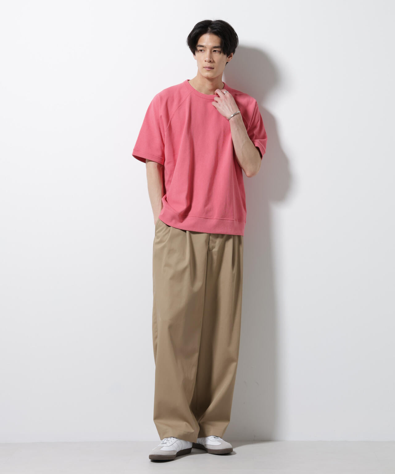 ヘビーウェイトコットンラグランスリーブTシャツ 6685224201