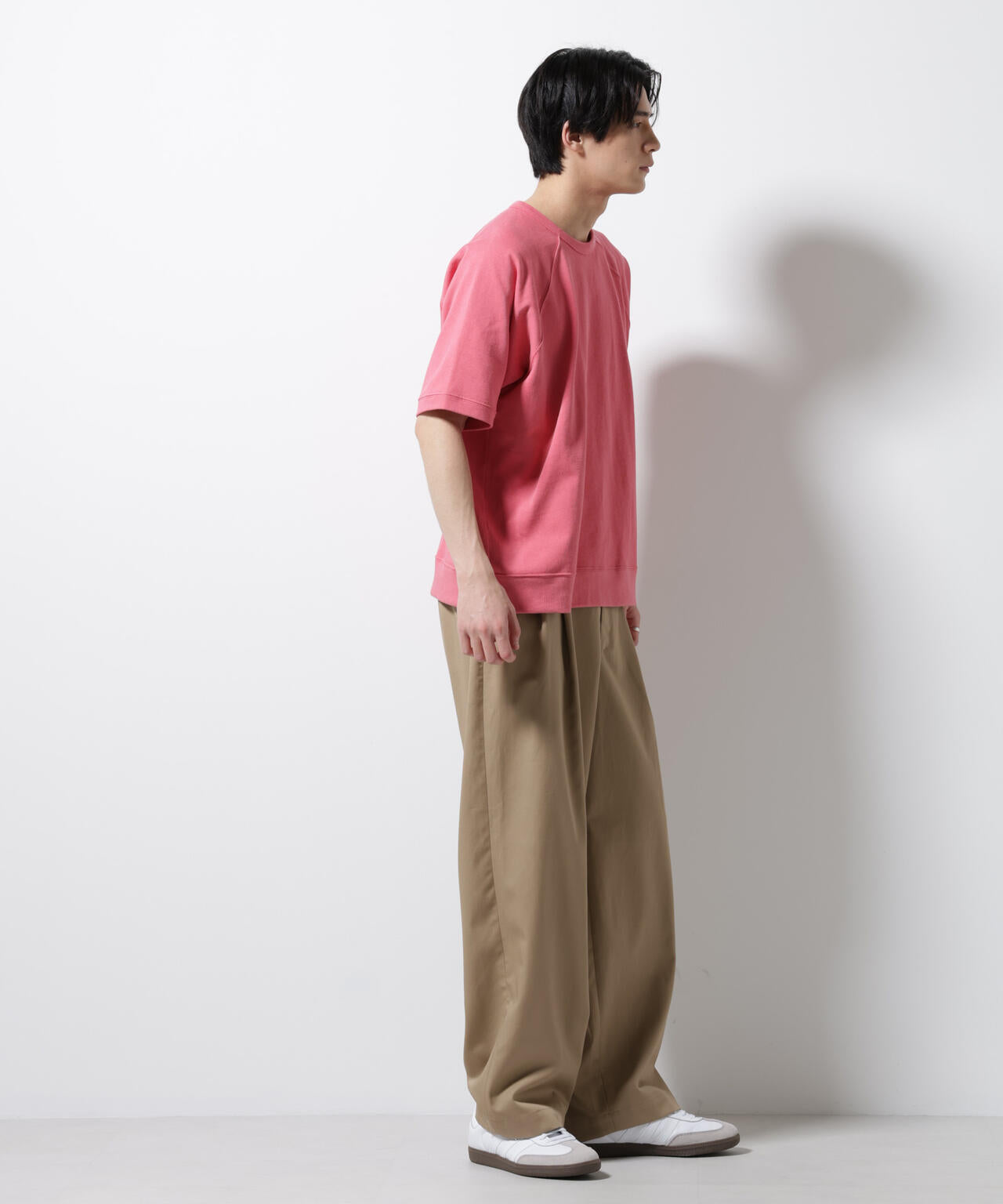 ヘビーウェイトコットンラグランスリーブTシャツ 6685224201