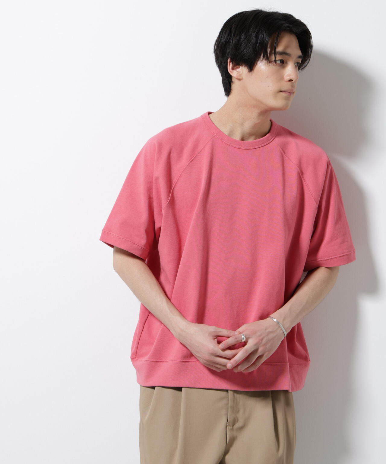 ヘビーウェイトコットンラグランスリーブTシャツ 6685224201