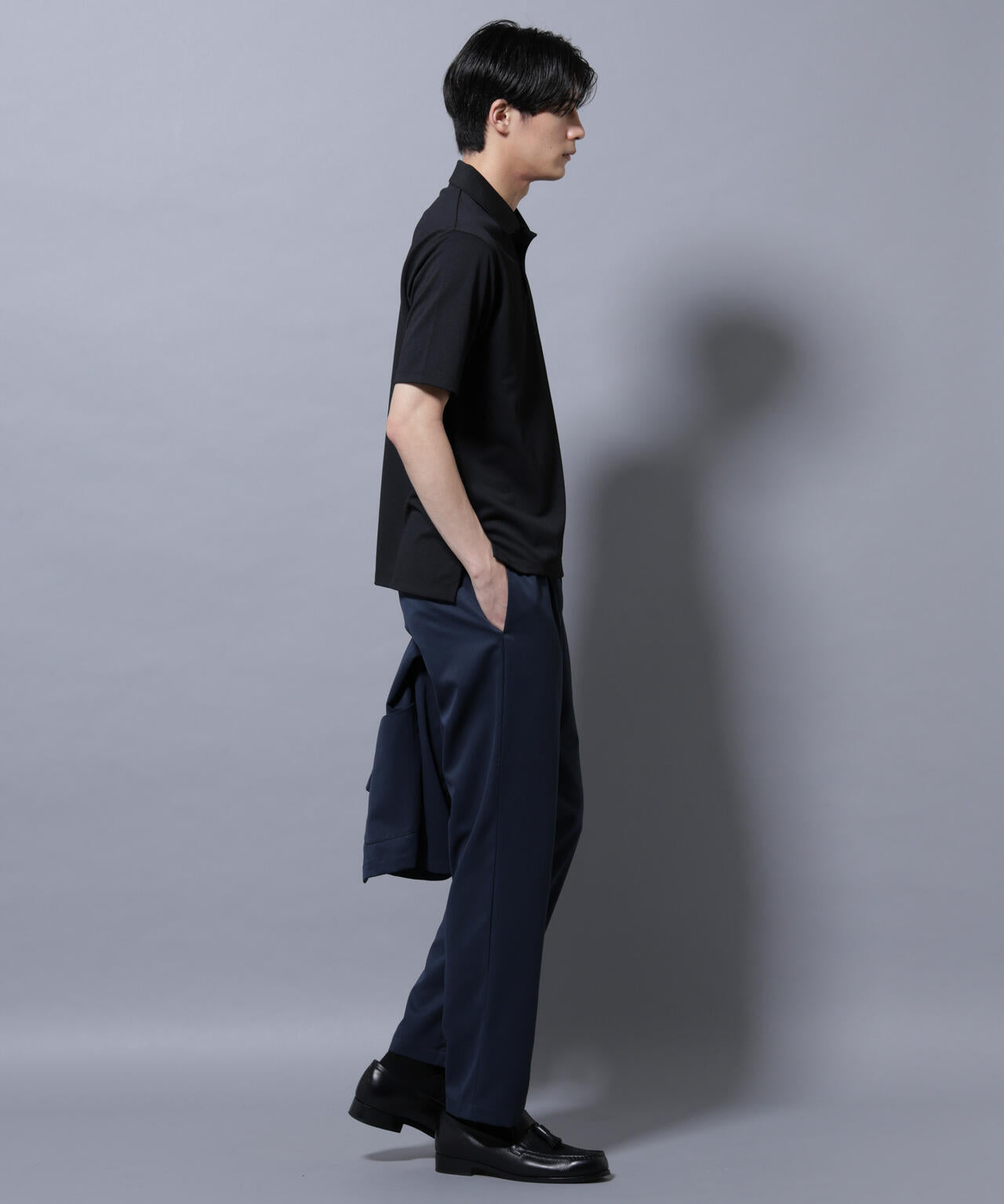 「N POLO」 AERO FREEZE 鹿の子ポロシャツ 6685224207