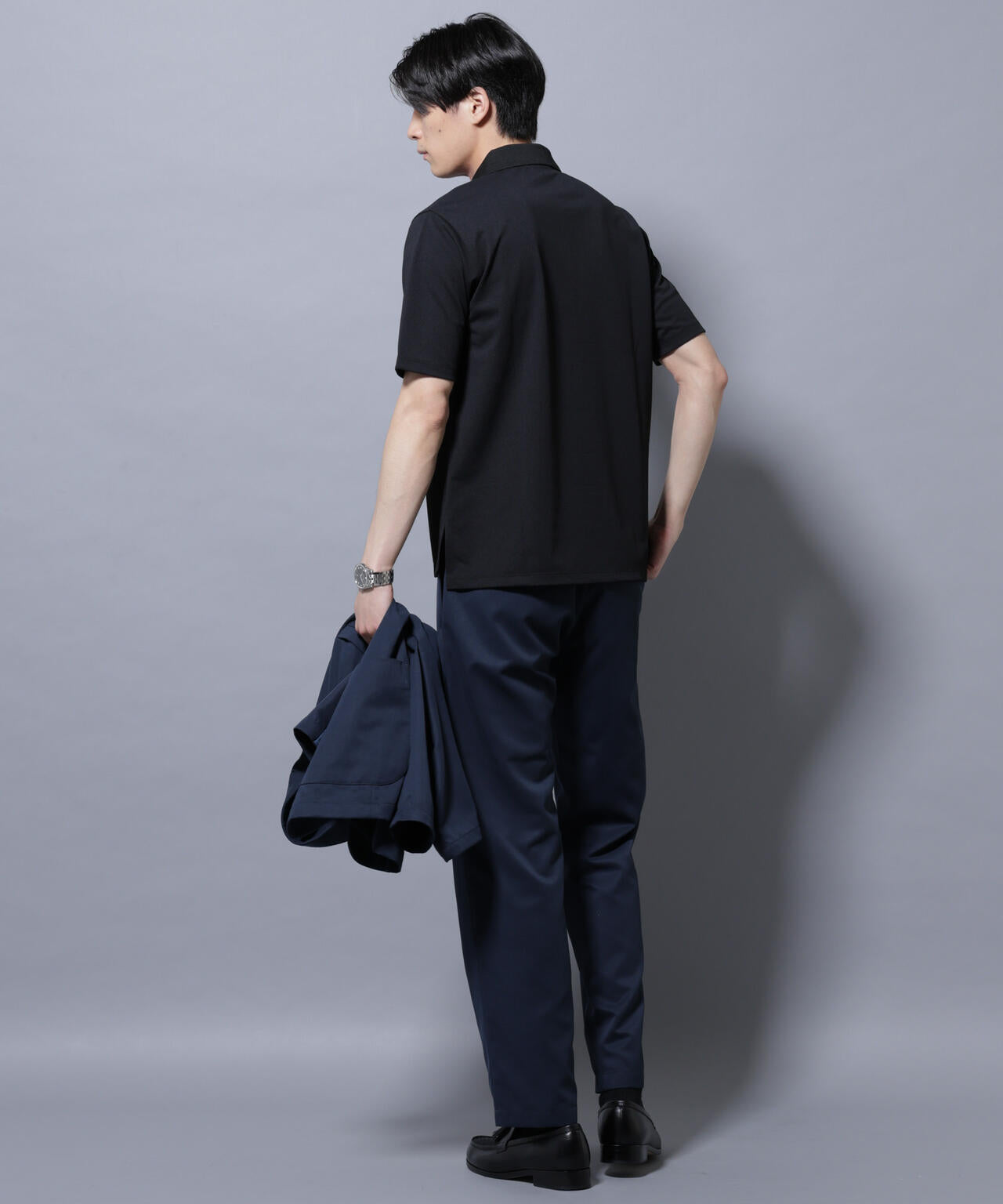 「N POLO」 AERO FREEZE 鹿の子ポロシャツ 6685224207