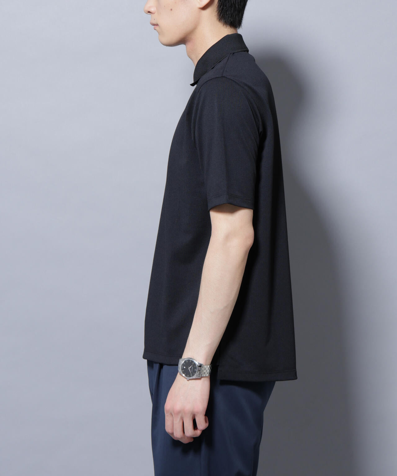 「N POLO」 AERO FREEZE 鹿の子ポロシャツ 6685224207
