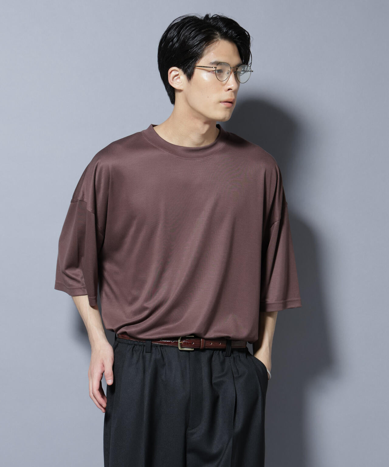 MIYATA×NANO JAPAN MADE キュプラ混 Tシャツ 6685224208