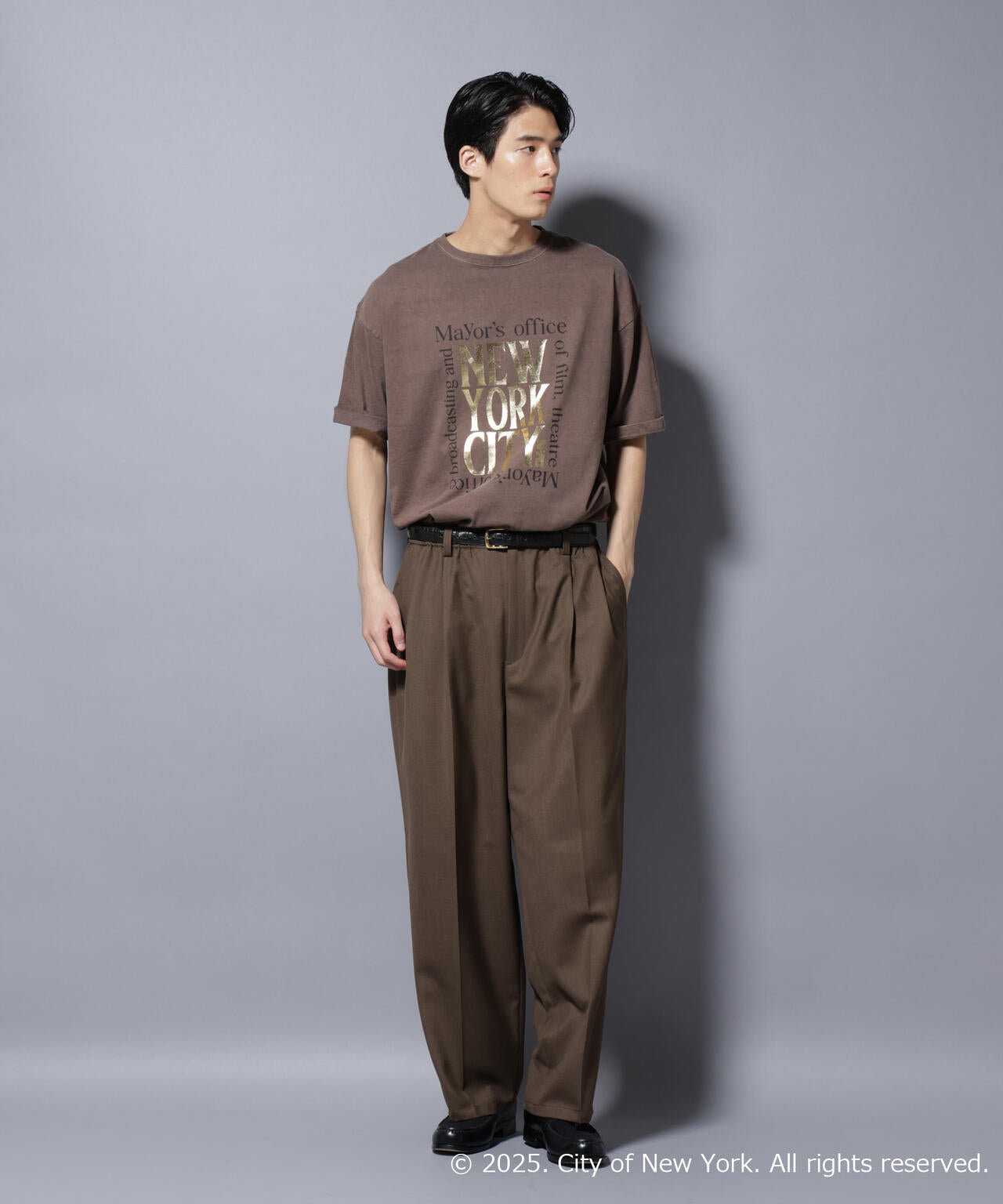 別注GOOD ROCK SPEED NYC 箔プリントTシャツ 6685224210