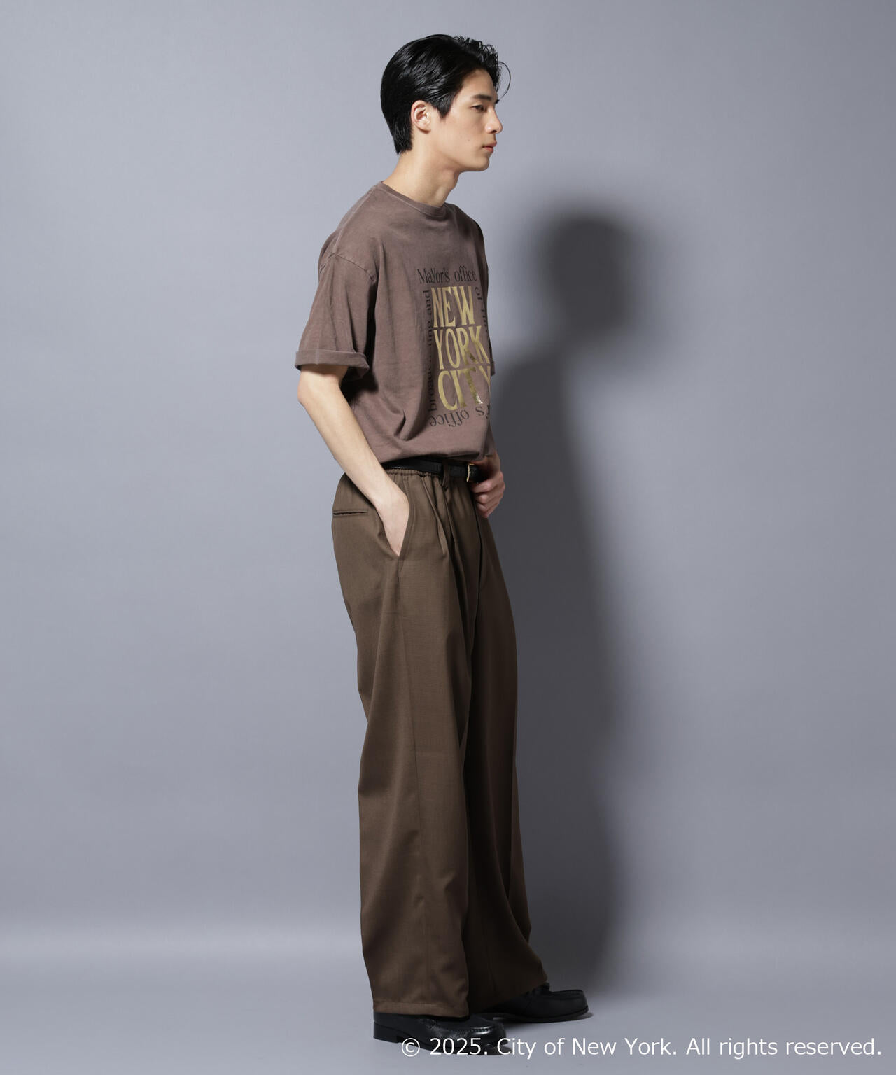 別注GOOD ROCK SPEED NYC 箔プリントTシャツ 6685224210