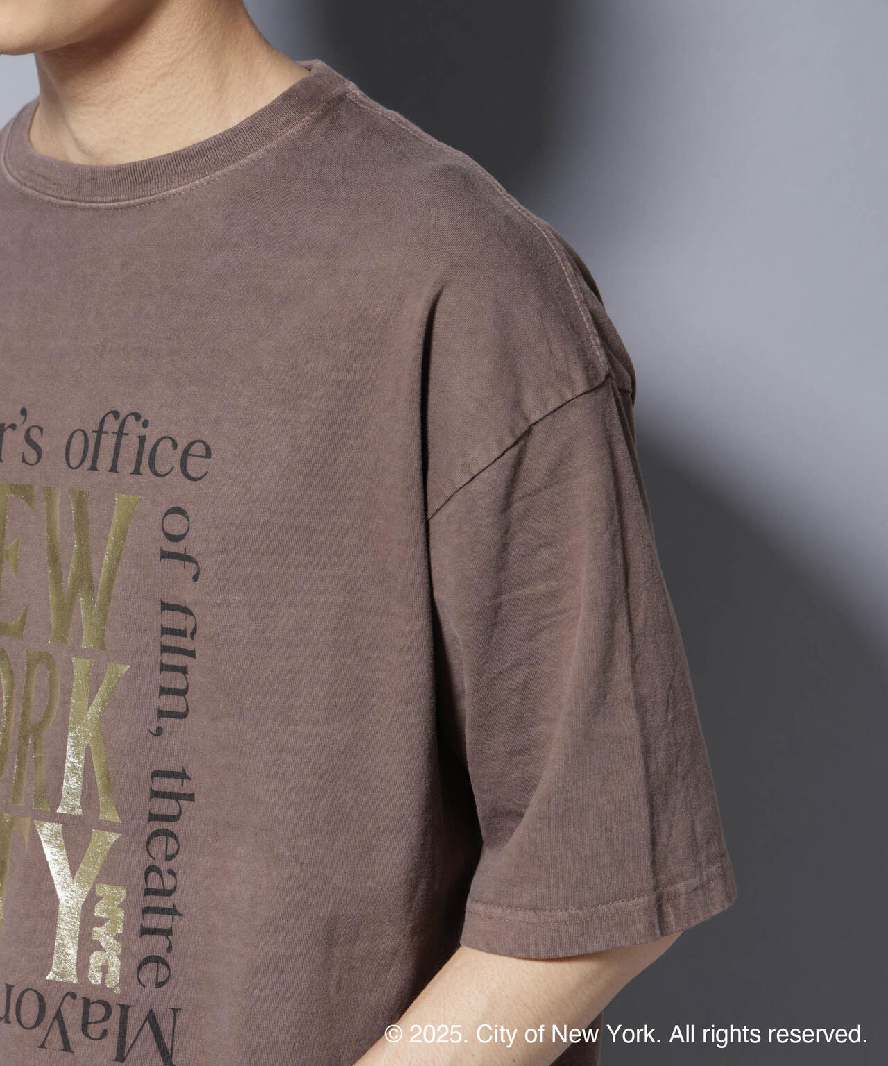 別注GOOD ROCK SPEED NYC 箔プリントTシャツ 6685224210
