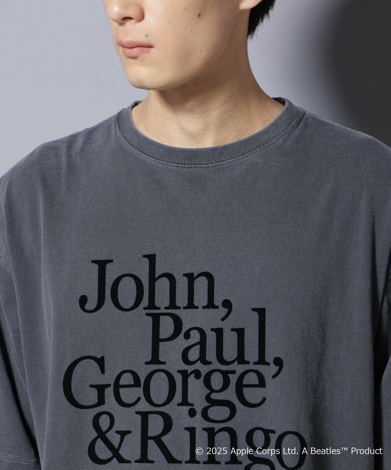 別注GOOD ROCK SPEED BEATLES フロッキープリントTシャツ 6685224211