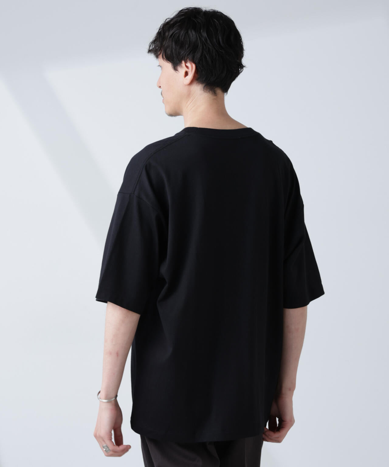 WEB限定/Anti Soaked(R) 汗染み防止 クルーネック ビッグシルエットTシャツ 6685224222