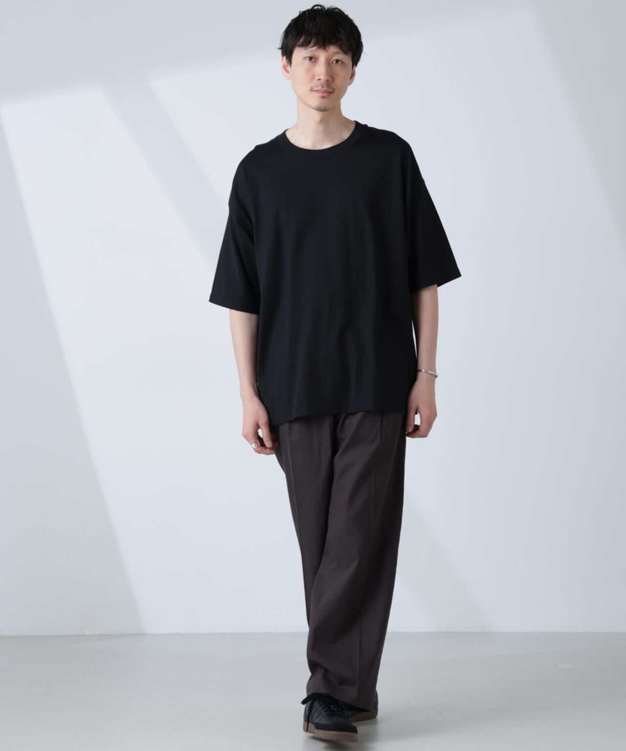 WEB限定/Anti Soaked(R) 汗染み防止 クルーネック ビッグシルエットTシャツ 6685224222