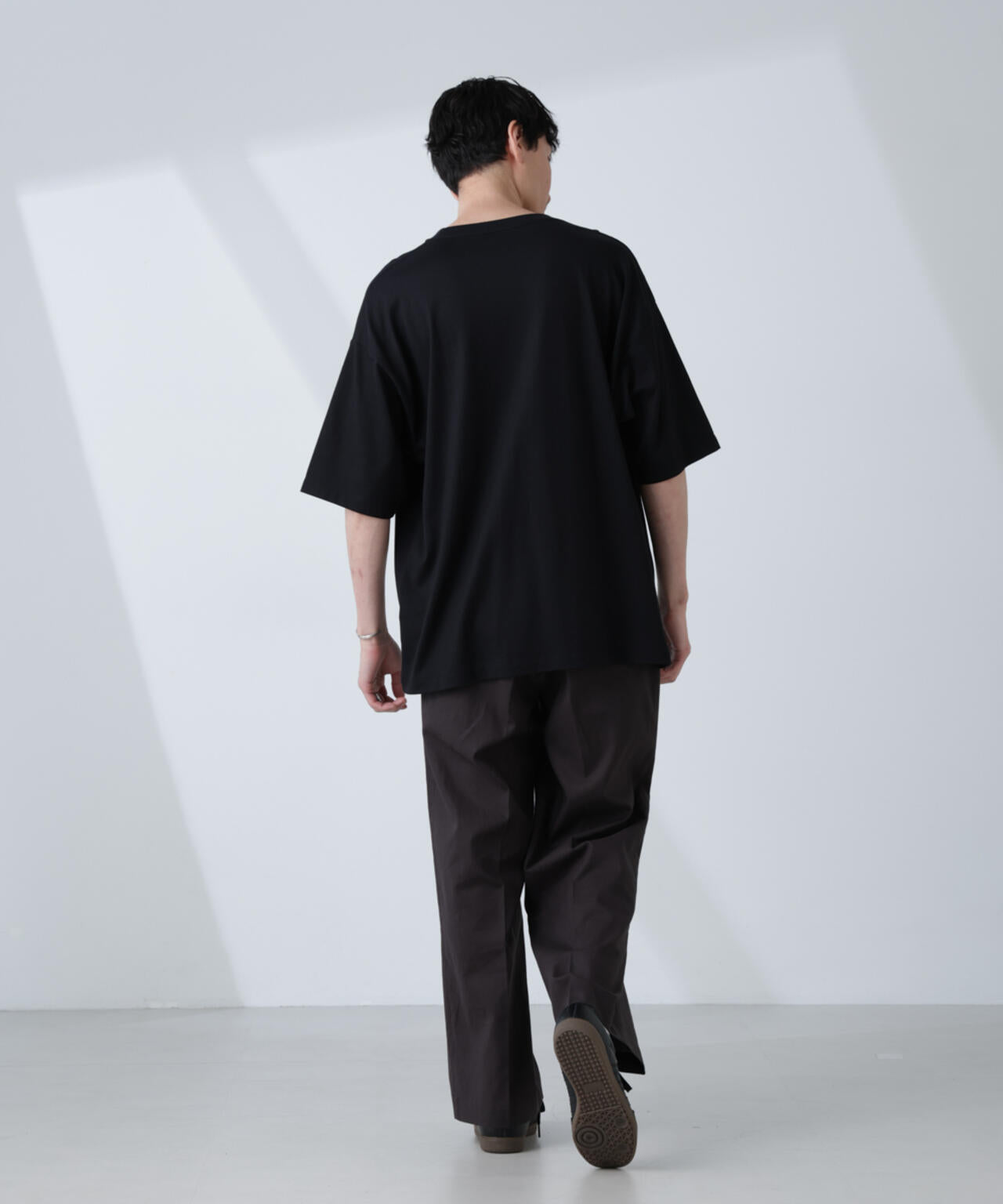 WEB限定/Anti Soaked(R) 汗染み防止 クルーネック ビッグシルエットTシャツ 6685224222