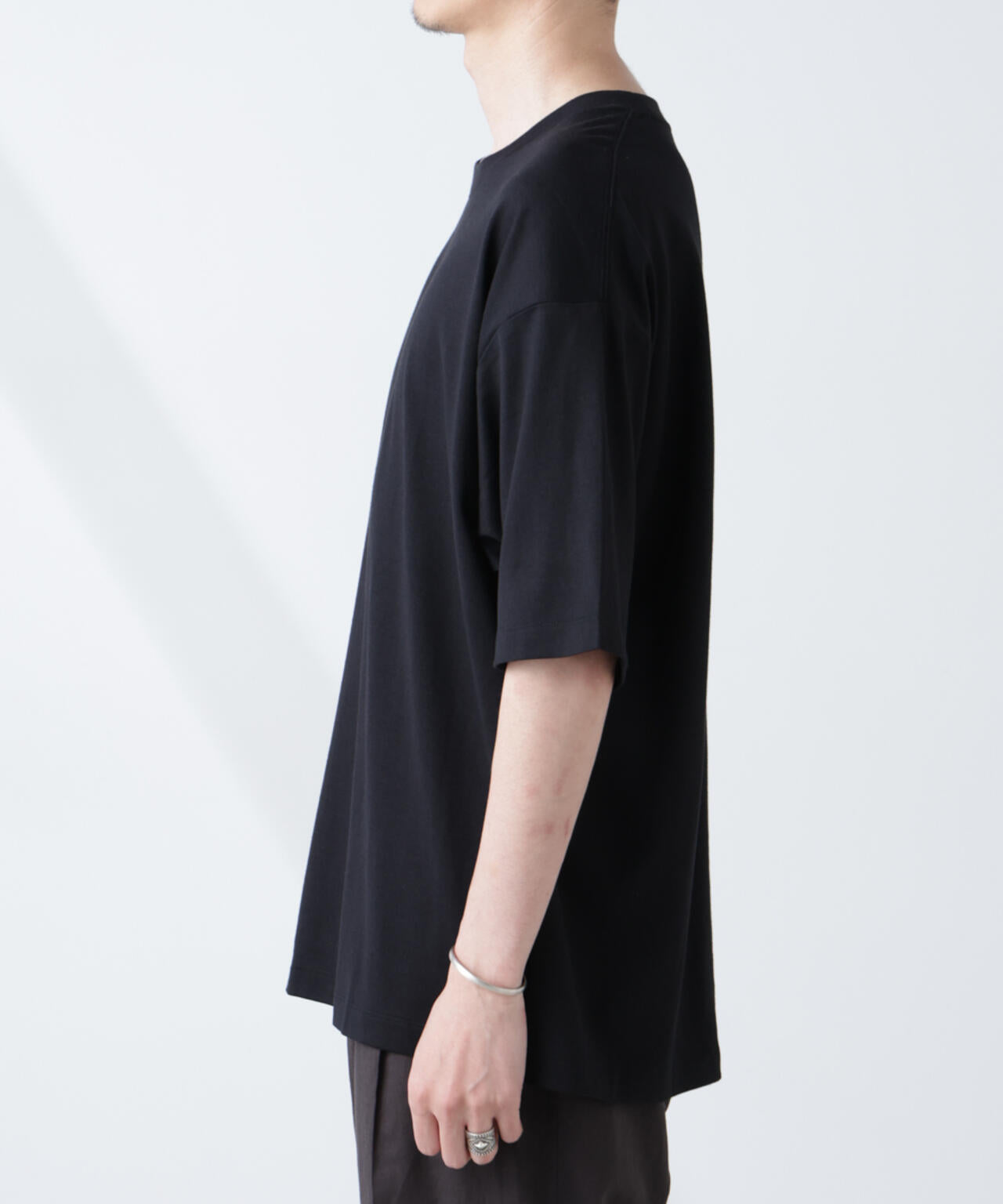 WEB限定/Anti Soaked(R) 汗染み防止 クルーネック ビッグシルエットTシャツ 6685224222