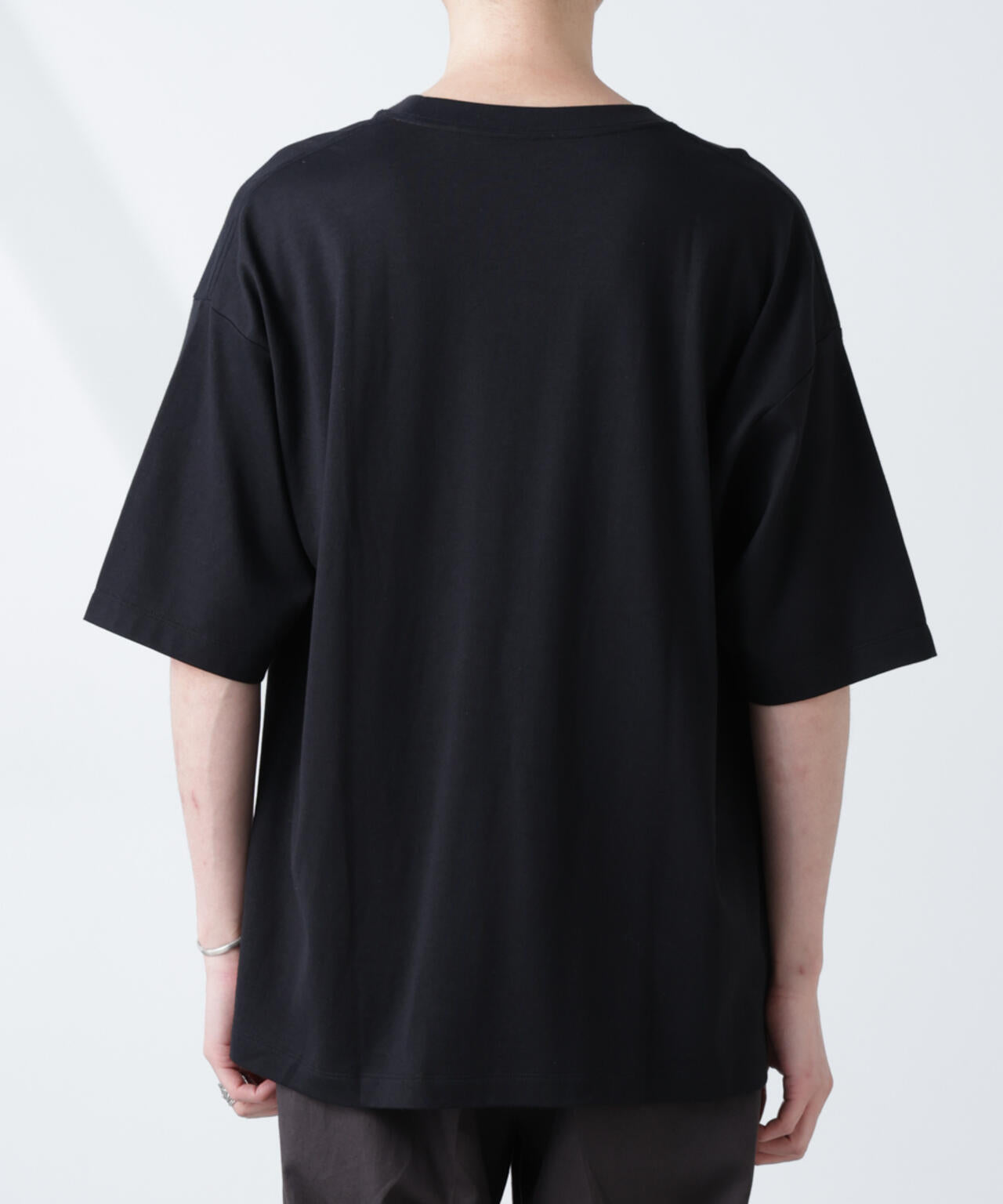 WEB限定/Anti Soaked(R) 汗染み防止 クルーネック ビッグシルエットTシャツ 6685224222