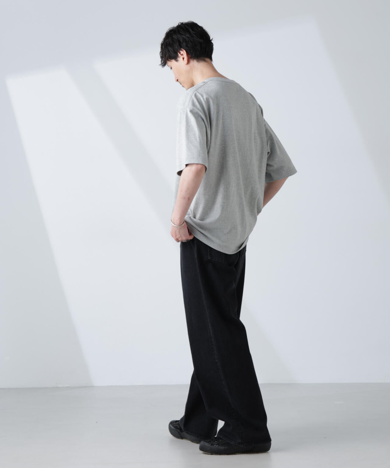 WEB限定/Anti Soaked(R) 汗染み防止 クルーネック ビッグシルエットTシャツ 6685224222