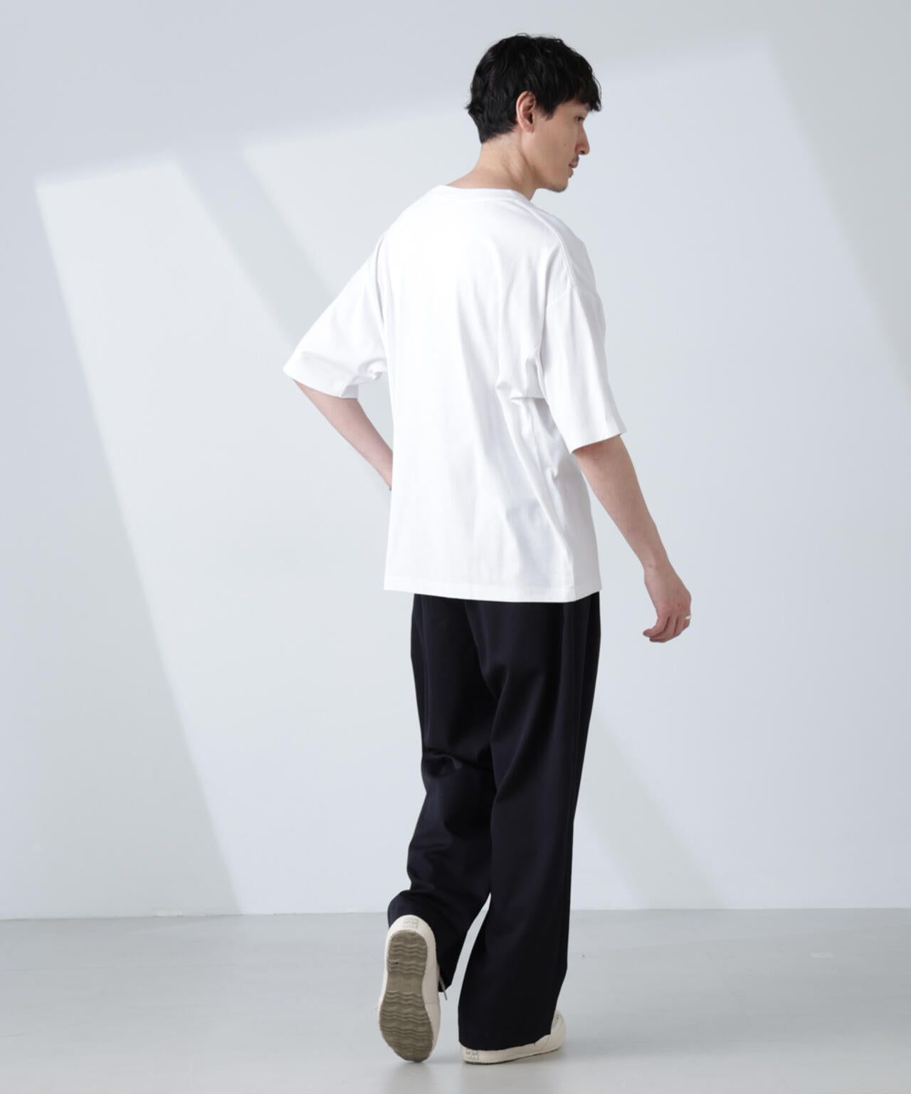 WEB限定/Anti Soaked(R) 汗染み防止 クルーネック ビッグシルエットTシャツ 6685224222