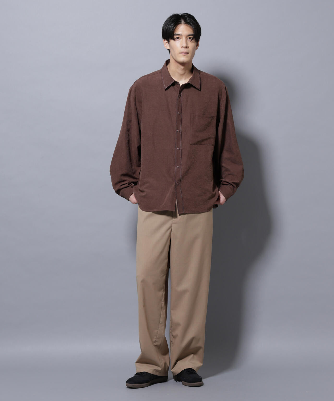 「大人のワイドパンツ」TWソロテックスワイドイージースラックス 6685227201