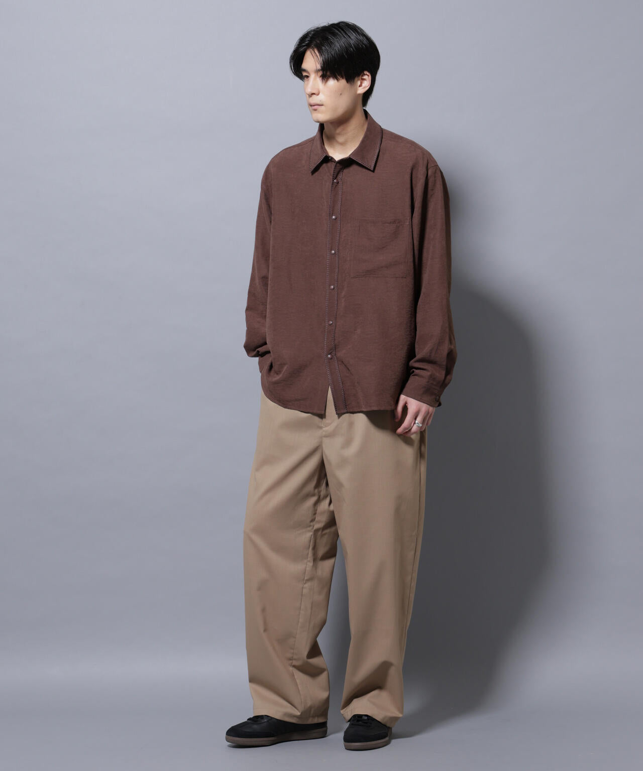 「大人のワイドパンツ」TWソロテックスワイドイージースラックス 6685227201