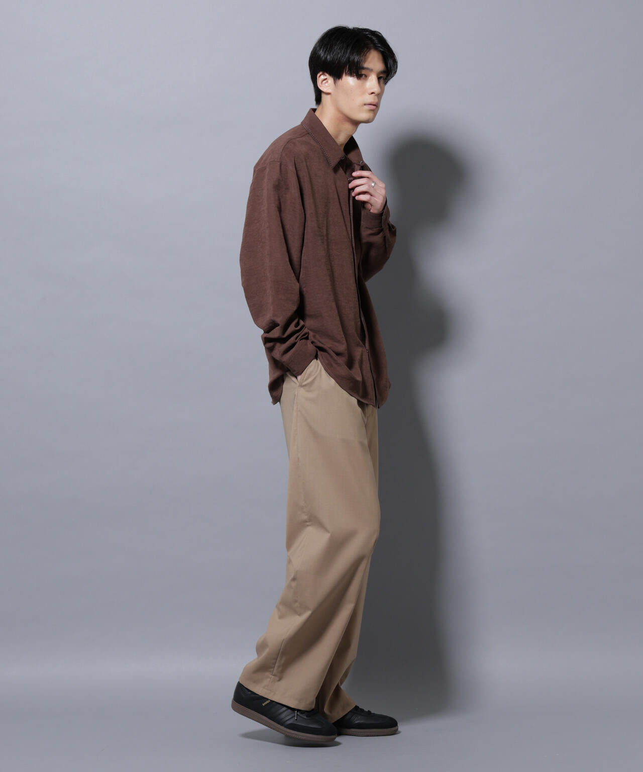 「大人のワイドパンツ」TWソロテックスワイドイージースラックス 6685227201