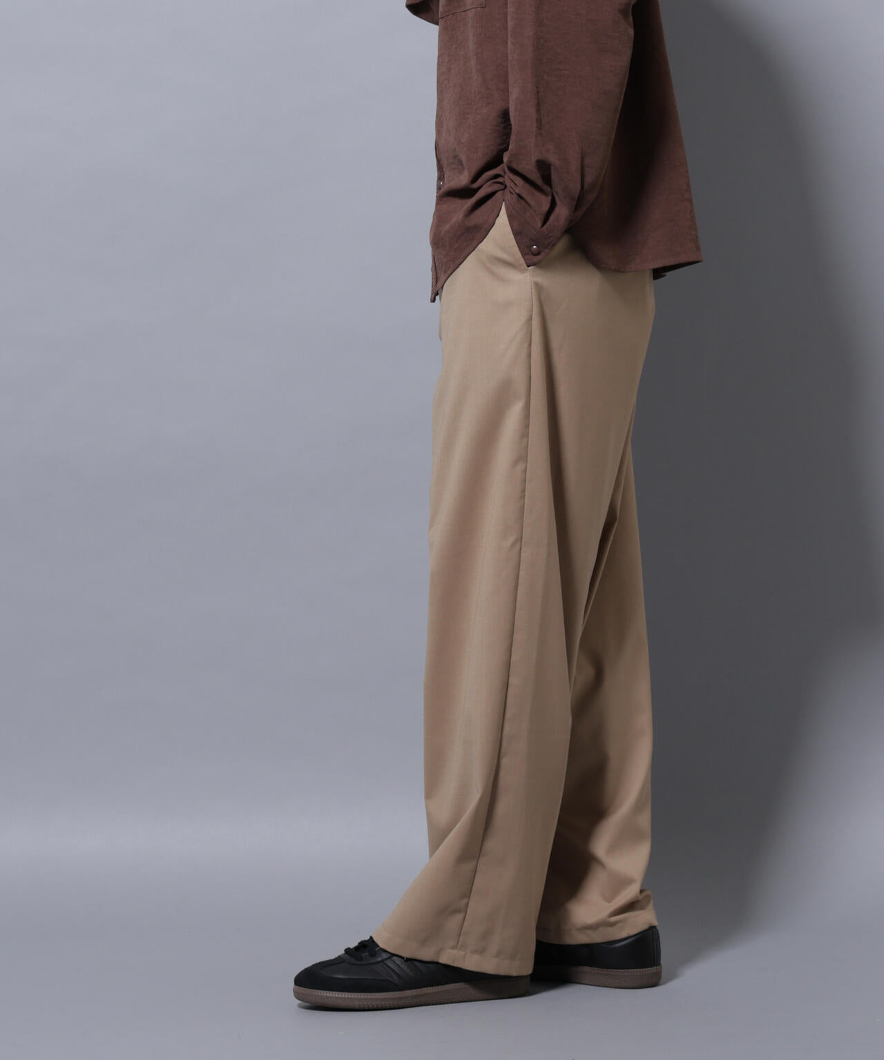 「大人のワイドパンツ」TWソロテックスワイドイージースラックス 6685227201