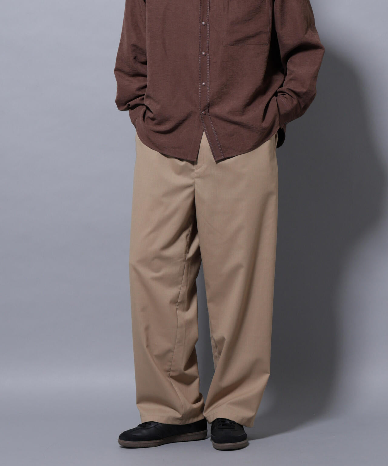 「大人のワイドパンツ」TWソロテックスワイドイージースラックス 6685227201