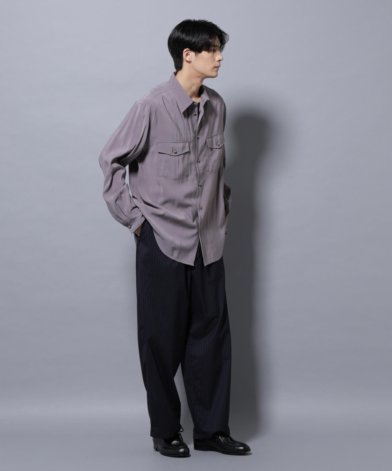 「大人のワイドパンツ」TWソロテックスワイドイージースラックス 6685227201